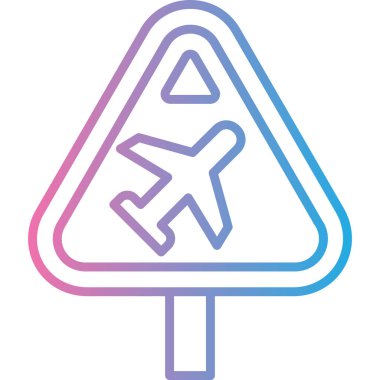 Uçak. Web simgesi basit illüstrasyon