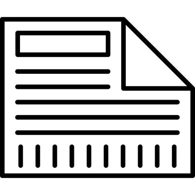 dosya belgesi vektör illüstrasyonu