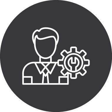 seo modern simgesinin vektör illüstrasyonu