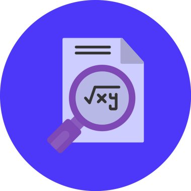 Belge simgesinin vektör illüstrasyonu