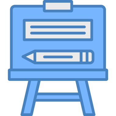 Ofis koltuğu ikonu. düzenlenebilir cesur tasarım. dizayn et. vektör illüstrasyonu.