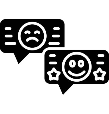 Geri besleme simgesi, vektör illüstrasyonu