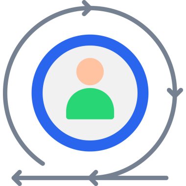 iş insanları simgesi - özet biçimi