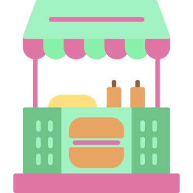 Fırın. Web simgesi basit illüstrasyon