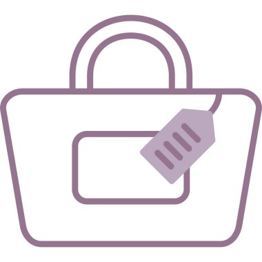 Alışveriş çantası. Basit tasarım