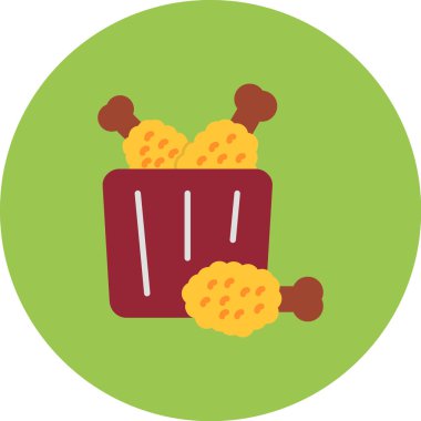 Gıda simgesinin vektör illüstrasyonu