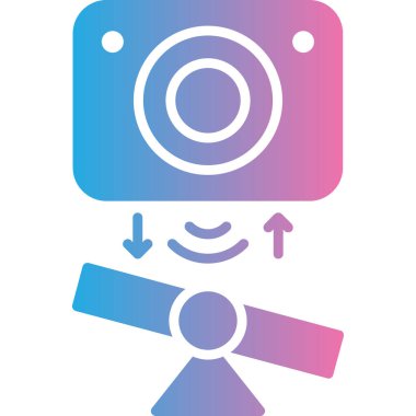 kamera simgesi vektör illüstrasyonu