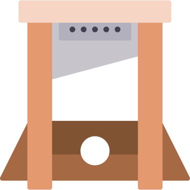 Mobilya simgesinin vektör illüstrasyonu