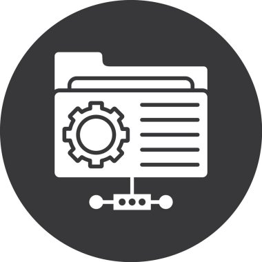 Belge simgesinin vektör illüstrasyonu