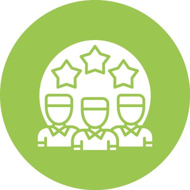 Takım. Web simgesi vektör illüstrasyonu