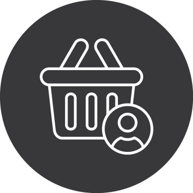 Sepet taşıyıcı illüstrasyon