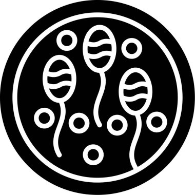 Yumurta simgesi vektör illüstrasyonu