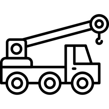 Kamyon vinç simgesi, özet biçimi