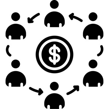 şebeke. Web simgesi basit illüstrasyon