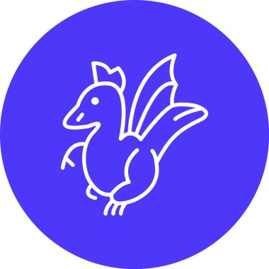 tavuk simgesi vektör illüstrasyonu