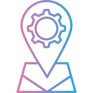 seo modern simgesinin vektör illüstrasyonu