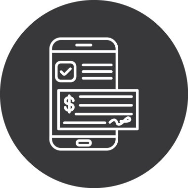 ödeme vektörü simgesi modern basit illüstrasyon