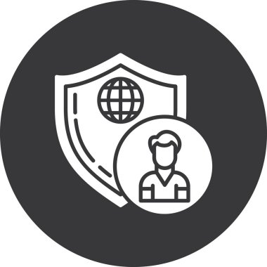 Modern simgenin vektör illüstrasyonu