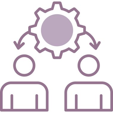 dişli simgesi. vektör illüstrasyonu.