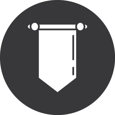 bayrak ikonu vektör illüstrasyonu