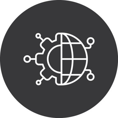 Ağ web simge vektör çizim