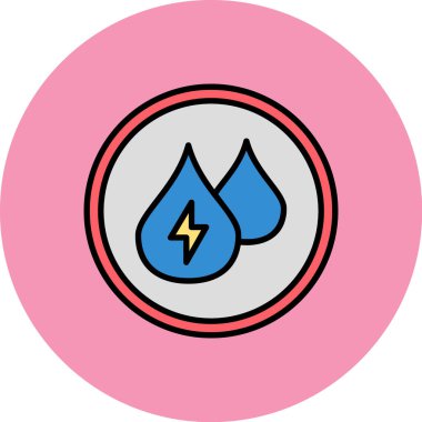 Damlaya damlaya damlaya damlaya vektör çizimi