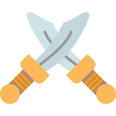 Bir kılıcın vektör illüstrasyonu