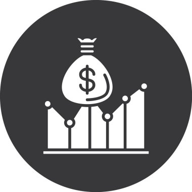 Dolar vektör sembolü düz simge