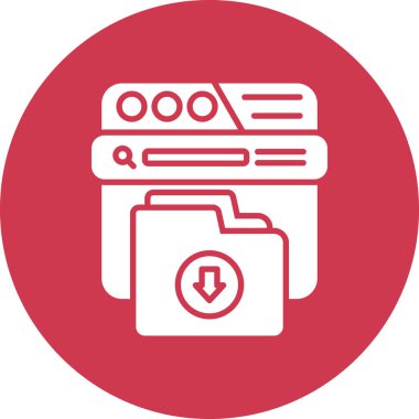 Belge simgesinin vektör illüstrasyonu