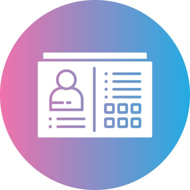 İş ve finans simgesinin vektör illüstrasyonu