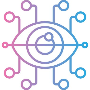 vizyon. Basit bir çizim. resimleme