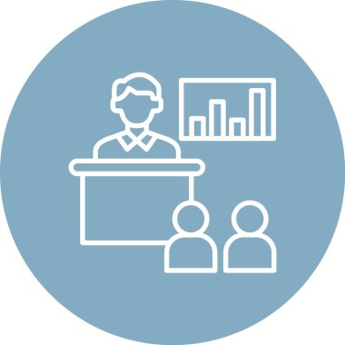 İş ve finans simgesinin vektör illüstrasyonu