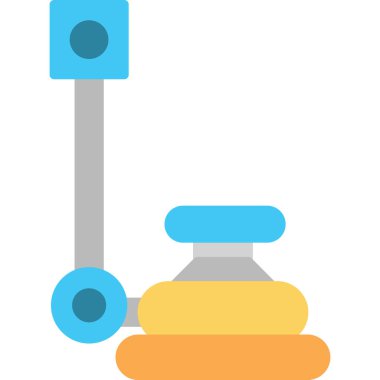 robot. Web simgesi basit illüstrasyon