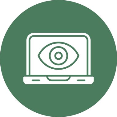 göz vektör simgesi modern basit illüstrasyon