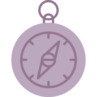 Pusula. Web simgesi basit illüstrasyon