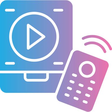 Modern bir simgenin vektör illüstrasyonu