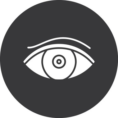 Göz. Web simgesi basit tasarım
