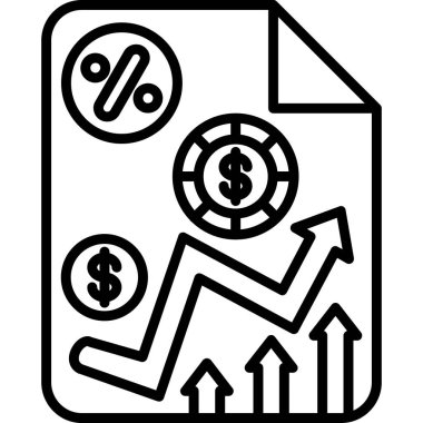 Okun simgesi ile mali rapor. basit biçim