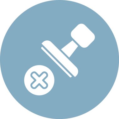 Çekiç. Web simgesi basit illüstrasyon