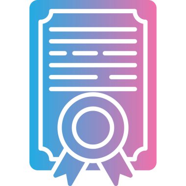 Rozet. Web simgesi basit illüstrasyon