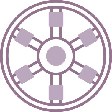 Modern bir simgenin vektör illüstrasyonu