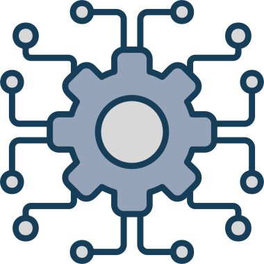 şebeke. Web simgesi basit illüstrasyon