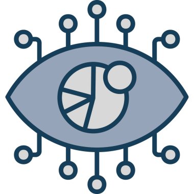 vizyon vektör illüstrasyonu