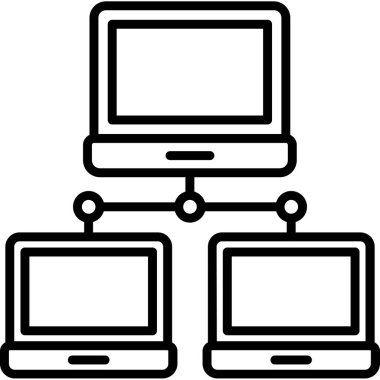 bilgisayar izleyici vektör simgesi