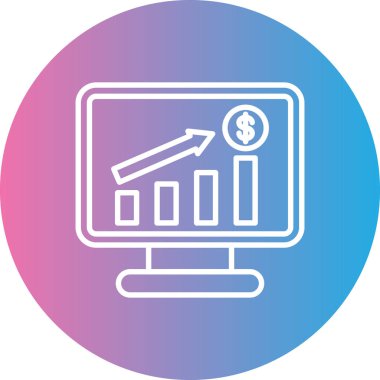 seo modern simgesinin vektör illüstrasyonu