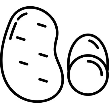 Tavuk yumurtası ikonu. Beyaz arkaplanda izole edilmiş web tasarımı için tavuk yumurtası vektör simgesi