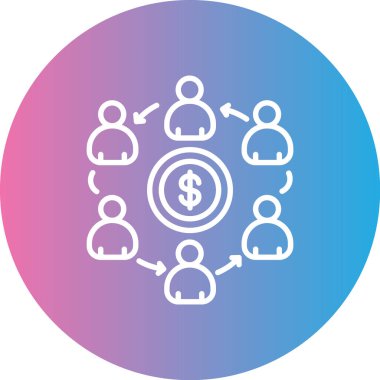 İş simgesinin vektör illüstrasyonu