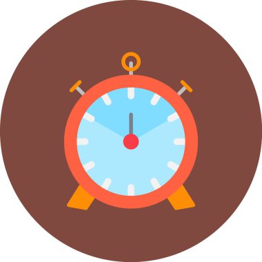 saat düz vektör simgesi