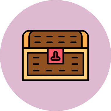 Her Kullanım İçin Göğüs, Basit Vektör Simgesi