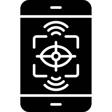 Smartphone Simgesi, vektör illüstrasyonu